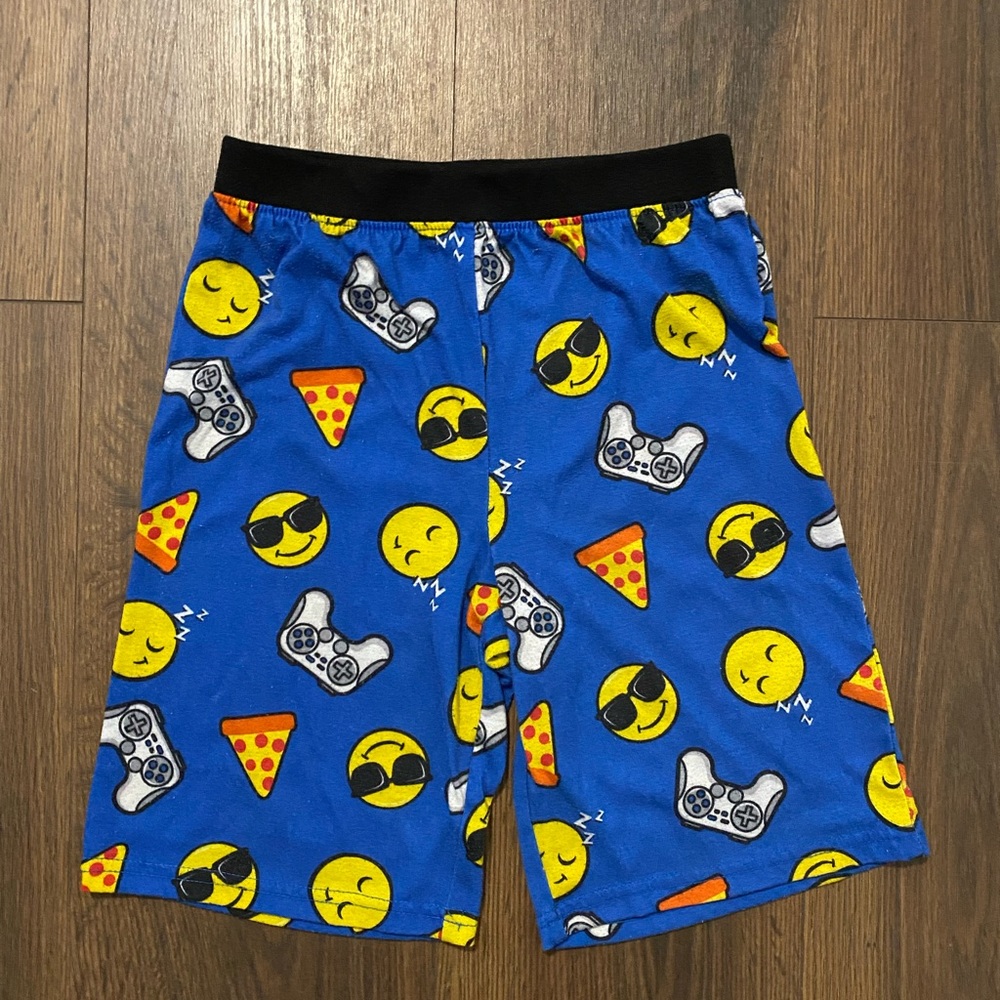 Boy’s Wonder Nation Blue Pajama Graphic Shorts M(8)